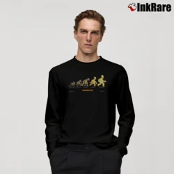 Men’s 1996 The Simpsons Homersapien Cartoon Character Long-Sleeve Shirt in black | Sleek, Lightweight, Year-Round Wear