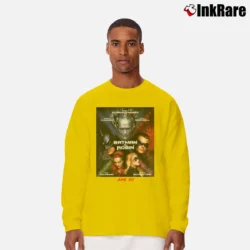 Men’s 1997 Batman And Robin Movie Cast Graphic Long-Sleeve Shirt in yellow | Sleek, Lightweight, Year-Round Wear
