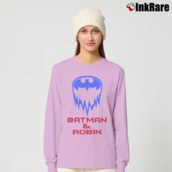 Women’s 1997 Batman And Robin Movie DC Comics Long-Sleeve Top in light pink | Sleek, Versatile, All-Season