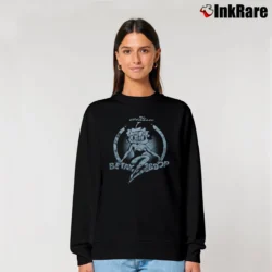 Women’s 1997 Betty Boop Distressed Grunge Classic Cartoon Relaxed Sweatshirt in black | Soft, Laid-Back Vibe