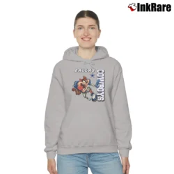 Women’s 1997 Dallas Cowboys Taz Looney Tunes NFL Cozy Hoodie in sport grey | Warm, Structured, Stylish