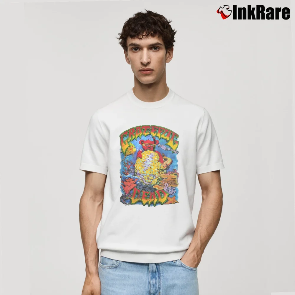 Men’s 1997 Grateful Dead Underwater Classic T-Shirt in white | Soft, Breathable Everyday Wear