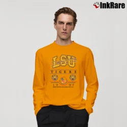 Men’s 1997 LSU Tigers Independence Bowl Football Long-Sleeve Shirt in orange | Sleek, Lightweight, Year-Round Wear
