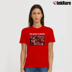 Women’s 1997 Rage Against The Machine T-Shirt in red | Soft, Flattering Fit