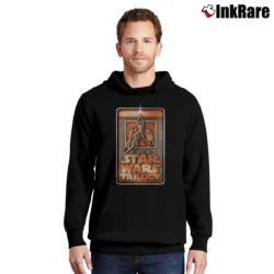 Men’s 1997 Star Wars Trilogy Classic Vintage Pullover Hoodie in black | Cozy, Durable, Modern Fit