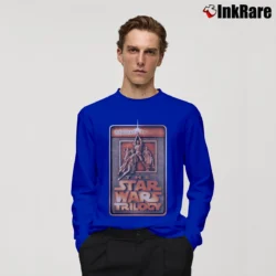 Men’s 1997 Star Wars Trilogy Classic Vintage Long-Sleeve Shirt in royal blue | Sleek, Lightweight, Year-Round Wear