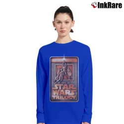 Women’s 1997 Star Wars Trilogy Classic Vintage Long-Sleeve Top in royal blue | Sleek, Versatile, All-Season