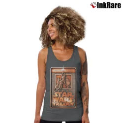 Women’s 1997 Star Wars Trilogy Classic Vintage Tank Top in charcoal | Lightweight, Movement-Friendly