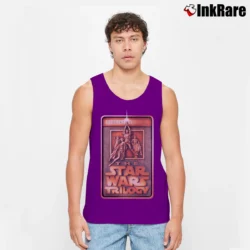 Men’s 1997 Star Wars Trilogy Classic Vintage Tank Top in purple | Breathable, Active-Friendly Design