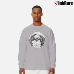 Men’s 1998 Edward Gorey Bat Drawings Long-Sleeve Shirt in sport grey | Sleek, Lightweight, Year-Round Wear