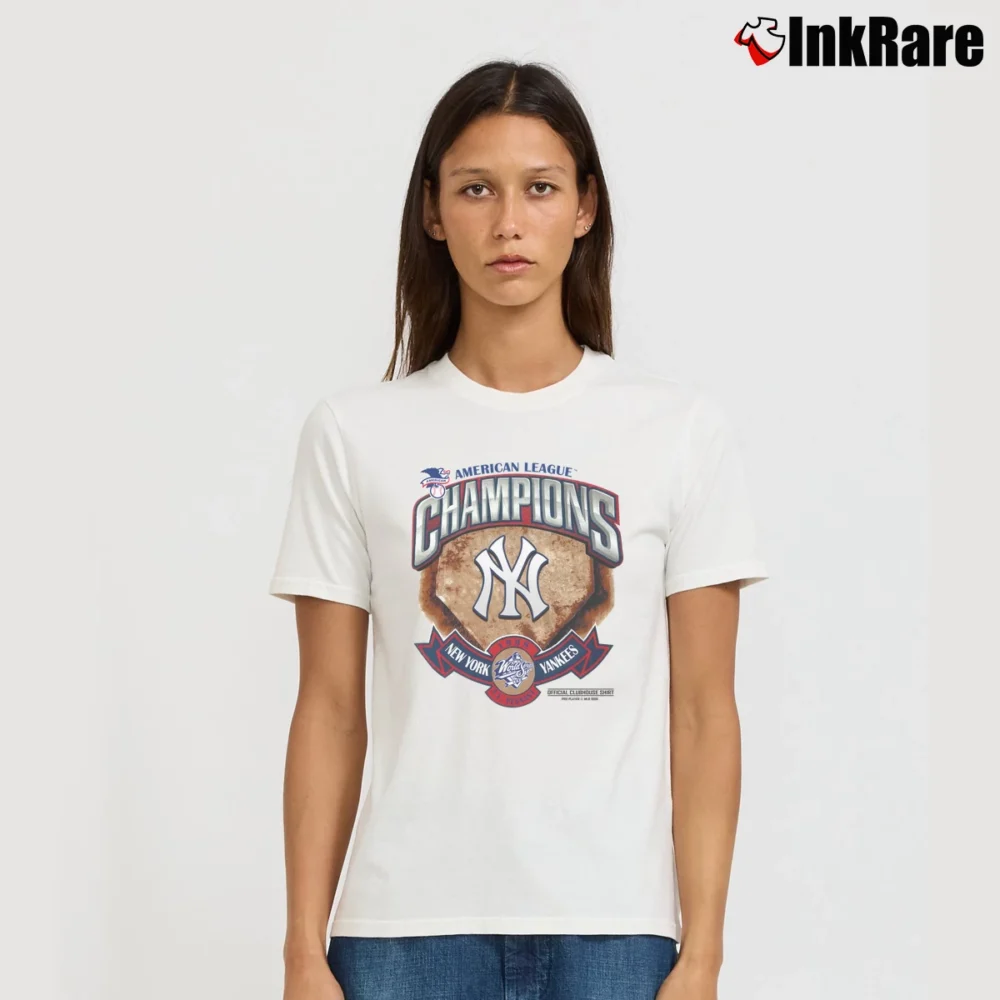 Women’s 1998 New York Yankees American League Champions Signature T-Shirt in white | Soft, Flattering Fit