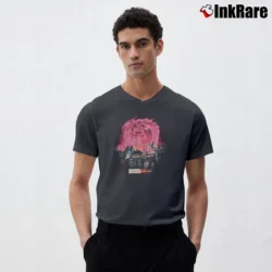 Men’s 1998 Savage Garden Dragon City Promo Album V-Neck Tee in charcoal | Sharp, Breathable, Everyday Staple