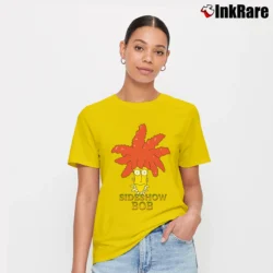 Women’s 1998 Sideshow Bob Fan Favorite Simpsons Promo 90s Cartoon Signature T-Shirt in yellow | Soft, Flattering Fit