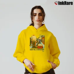Women’s 1998 Southpark 90s Animation Simpsons Family Guy Cozy Hoodie in yellow | Warm, Structured, Stylish