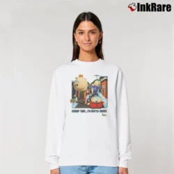 Women’s 1998 Southpark 90s Animation Simpsons Family Guy Relaxed Sweatshirt in white | Soft, Laid-Back Vibe