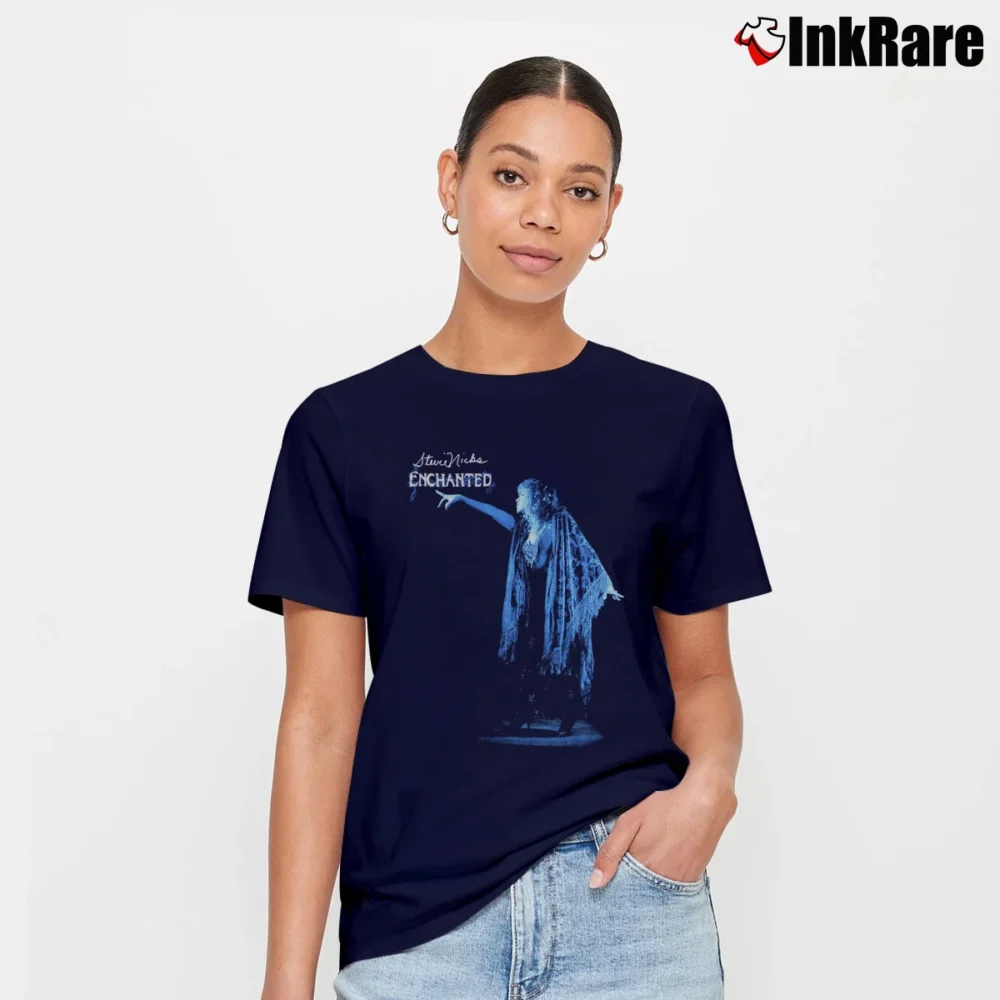 Women’s 1998 Stevie Nicks Enchanted Tour T-Shirt in navy | Soft, Flattering Fit
