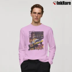 Men’s 1999 Deadstock Ward Burton 22 Cat Dodge Nascar Long-Sleeve Shirt in light pink | Sleek, Lightweight, Year-Round Wear
