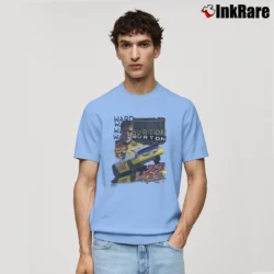 Men’s 1999 Deadstock Ward Burton 22 Cat Dodge Nascar Classic T-Shirt in light blue | Soft, Breathable Everyday Wear