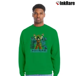 Men’s 1999 Dragon Ball Z Vintage Goku Crewneck Sweatshirt in irish green | Cozy Fabric, Clean Style