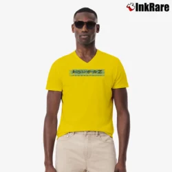 Men’s 1999 Dragon Ball Z Vintage V-Neck Tee in yellow | Sharp, Breathable, Everyday Staple