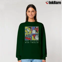 Women’s 1999 Fox Studios Australia Relaxed Sweatshirt in forest green | Soft, Laid-Back Vibe