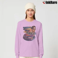 Women’s 1999 Jeff Gordon NASCAR x Superman Racing Long-Sleeve Top in light pink | Sleek, Versatile, All-Season