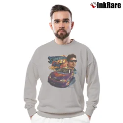 Men’s 1999 Jeff Gordon NASCAR x Superman Racing Crewneck Sweatshirt in sport grey | Cozy Fabric, Clean Style