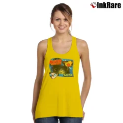 Women’s 1999 Pokemon Mewtwo Strikes Back The First Movie Tank Top in yellow | Lightweight, Movement-Friendly