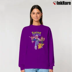 Women’s 1999 Pokemon Nintendo Classic Relaxed Sweatshirt in purple | Soft, Laid-Back Vibe