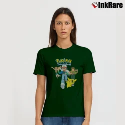 Women’s 1999 Pokemon Nintendo Classic Signature T-Shirt in forest green | Soft, Flattering Fit