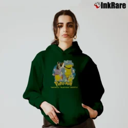 Women’s 1999 Pokemon Wartortle Blastoise Squirtle Cozy Hoodie in forest green | Warm, Structured, Stylish