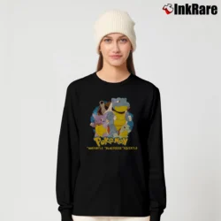 Women’s 1999 Pokemon Wartortle Blastoise Squirtle Long-Sleeve Top in black | Sleek, Versatile, All-Season