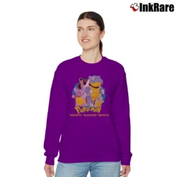 Women’s 1999 Pokemon Wartortle Blastoise Squirtle Relaxed Sweatshirt in purple | Soft, Laid-Back Vibe