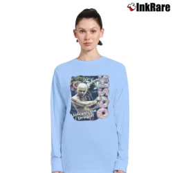 Women’s 1999 Sisqo The Thong Song Unleash The Dragon 90s Music Long-Sleeve Top in light blue | Sleek, Versatile, All-Season