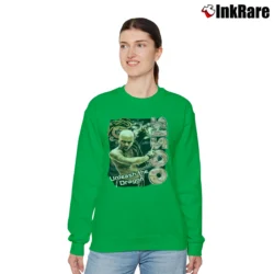 Women’s 1999 Sisqo The Thong Song Unleash The Dragon 90s Music Relaxed Sweatshirt in irish green | Soft, Laid-Back Vibe