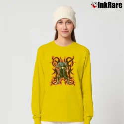 Women’s 1999 Star Wars Darth Maul 90s Vintage Long-Sleeve Top in yellow | Sleek, Versatile, All-Season