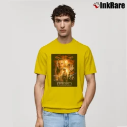 Men’s 1999 Star Wars Episode 1 Phantom Menace Promo Classic T-Shirt in yellow | Soft, Breathable Everyday Wear