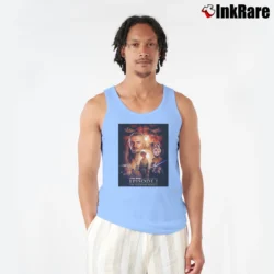 Men’s 1999 Star Wars Episode 1 Phantom Menace Promo Tank Top in light blue | Breathable, Active-Friendly Design