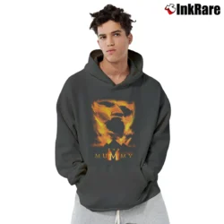 Men’s 1999 The Mummy Horror Promo Pullover Hoodie in charcoal | Cozy, Durable, Modern Fit