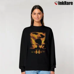Women’s 1999 The Mummy Horror Promo Relaxed Sweatshirt in black | Soft, Laid-Back Vibe