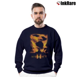 Men’s 1999 The Mummy Horror Promo Crewneck Sweatshirt in navy | Cozy Fabric, Clean Style