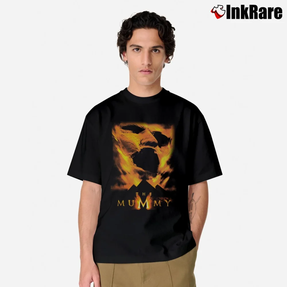 Men’s 1999 The Mummy Horror Promo Classic T-Shirt in black | Soft, Breathable Everyday Wear