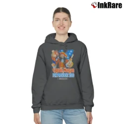 Women’s 2000 Captain Morgan For President Parody Cozy Hoodie in charcoal | Warm, Structured, Stylish