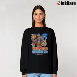 Women’s 2000 Captain Morgan For President Parody Relaxed Sweatshirt in black | Soft, Laid-Back Vibe