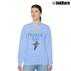 Women’s 2000s Captain Morgan Parrot Bay Rum Relaxed Sweatshirt in light blue | Soft, Laid-Back Vibe