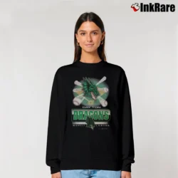 Women’s 2000s Dayton Dragons Baseball Relaxed Sweatshirt in black | Soft, Laid-Back Vibe