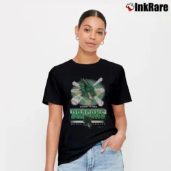 Women’s 2000s Dayton Dragons Baseball Signature T-Shirt in black | Soft, Flattering Fit