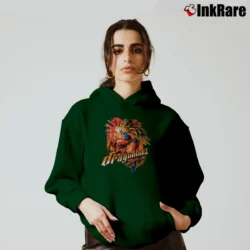 Women’s 2000s Dragonball Z Anime Graphic Cozy Hoodie in forest green | Warm, Structured, Stylish
