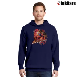 Men’s 2000s Dragonball Z Anime Graphic Pullover Hoodie in navy | Cozy, Durable, Modern Fit