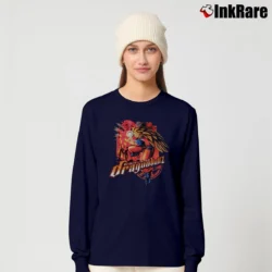Women’s 2000s Dragonball Z Anime Graphic Long-Sleeve Top in navy | Sleek, Versatile, All-Season